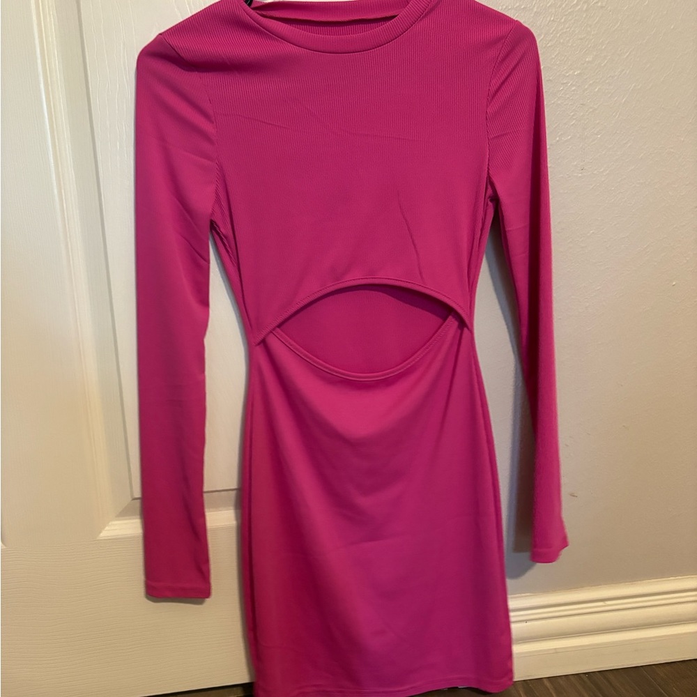 SHEIN body con cutout dress
